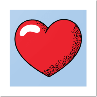 Cartoon Heart Posters and Art